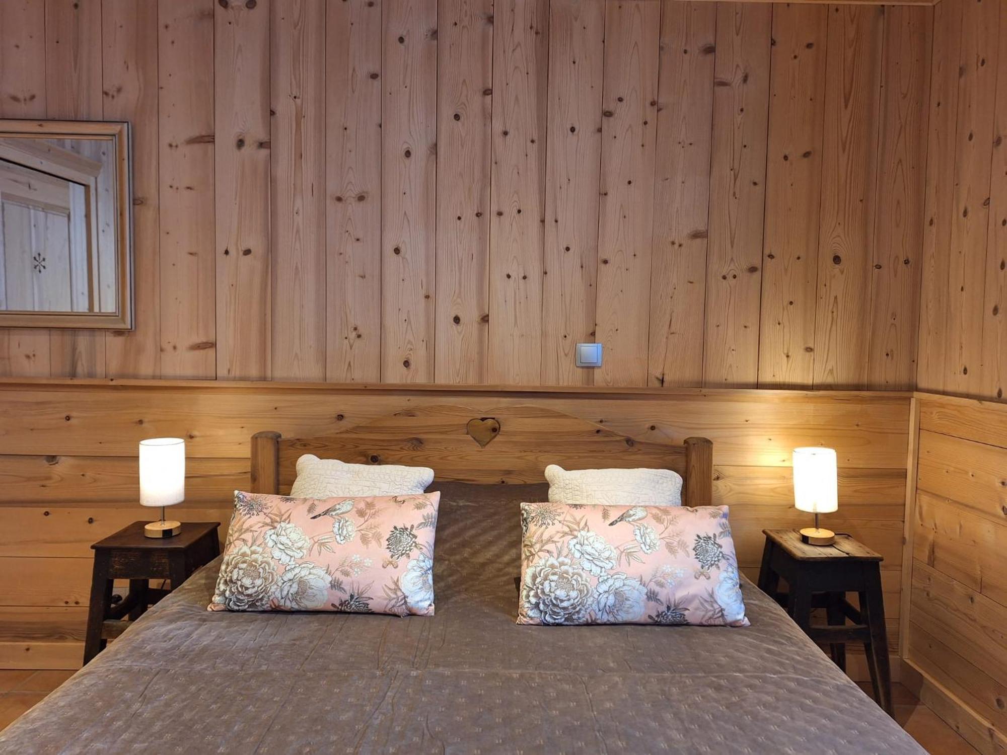 La Coufa, Spacieux Duplex En Chalet, Terrasse, Jardin, Vues Montagnes La Giettaz Eksteriør bilde